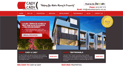 Desktop Screenshot of cadycadyproperty.com.au